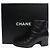 Chanel Schwarze Lederstiefeletten - Größe EU 38 (UK 5) - Ansicht 6
