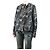 Marni Giacca in jacquard nera e argento - taglia UK 10 Nero