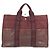 Hermès Foule MM Tote Bag aus Halb-Leder Rot Bordeaux