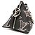 Charm Berlingo in Monogram Mahina di Louis Vuitton Nero Rosa - vista 2