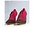 ikonischer Manolo Blahnik aus den 2000er Jahren" oder "Vintage / Pre-Vintage Stück". Schwarz Bordeaux Lila - Ansicht 2