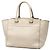 Double Borsa Prada in vitello marrone con tasche gemelle cucite Beige - vista 2