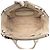 Double Borsa Prada in vitello marrone con tasche gemelle cucite Beige - vista 4