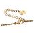 Collana con logo CD Christian Dior placcata in oro D'oro - vista 3