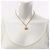 Collana con logo CD Christian Dior placcata in oro D'oro - vista 5