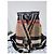 Burberry Mega Check Canvas Rucksack Schwarz/Beige - Ansicht 4