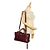 Bamboo Gucci Bolso de compras mediano de cuero texturizado con asas de bambú - Burdeos - vista 3