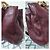 Bamboo Gucci Bolso de compras mediano de cuero texturizado con asas de bambú - Burdeos - vista 6
