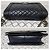 Borsa a spalla CHANEL Boy in pelle caviar trapuntata, media, blu navy - vista 7