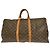 Borsa Keepall Bandoulière Louis Vuitton Monogram Canvas 55 Marrone - vista 2
