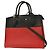Borsa City Steamer in pelle PM Louis Vuitton Rosso - vista 2