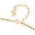Collana in strass placcata oro Christian Dior D'oro - vista 4