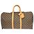 Borsa Keepall Bandoulière Louis Vuitton in tela Monogram 55 Marrone