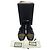 Sneakers basse Gucci California con borchie in pelle nera Nero - vista 13