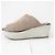 Autre Marque Sandali con zeppa in suede Ginza Kanematsu Marrone Beige - vista 4