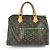 Louis Vuitton Monogram Perforierte Speedy 30 Tasche Braun Grün Monogramm