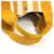 Hermès Borsa Tote PM Cannes Hermes Bianco Giallo  - vista 9
