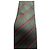 ✨ Striped silk tie by Paco Rabanne – Timeless elegance Red Dark green - view 3