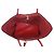 Borsa tote Salvatore Ferragamo in pelle rossa - vista 4