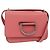Burberry D-Ring Schultertasche aus Leder Mini Pink
