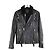 All Saints Schwarze Lederjacke