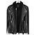 All Saints Schwarze Lederjacke - Ansicht 3