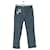 Dior Pantalón recto de algodón azul