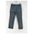 Dior Pantalón recto de algodón azul - vista 4