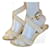 Louis Vuitton sandali Bianco Crema Pelle
