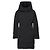 Moncler Giacca Lunga in Piuma Nera - Anni 2010 Nero