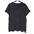 Autre Marque Camiseta de algodón estampada Yohji Yamamoto Negro