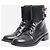 Saint Laurent Botas de combate Black Patti - talla EU 37 Negro - vista 2