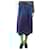 Autre Marque Blue denim scallop midi skirt - size UK 10 Cotton  ref.2633791