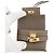 Hermès Porte-clés Hermes Kelly Festival Etoupe Swift Taupe - vue 5