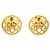 Chanel CC Round Metal D'oro