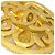 Chanel CC Round Metal D'oro - vista 2