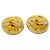 Chanel CC Round Metal D'oro - vista 3