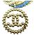 CHANEL HALSKETTE CC LOGO ANHÄNGER 2018 BLAUE PERLEN MUTTERPERLE BOX PERLENHALSKETTE Golden - Ansicht 9