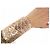 BRACCIALE VINTAGE AURELIE BIDERMANN MANICOTTO LARGO PIZZO 17,5CM BRACCIALE IN METALLO D'oro - vista 8