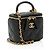 Mini vanity case con manico superiore in pelle di agnello Chanel Nero - vista 2