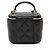 Mini vanity case con manico superiore in pelle di agnello Chanel Nero - vista 3
