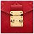 Borsa a Spalla Pochette Metis in Monogram Empreinte Louis Vuitton Rosso - vista 7
