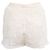 Shorts mini de algodão branco com padrão de renda Chloé Cru - vista 3