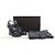 Louis Vuitton Einteiler Sandalen Seidenkleid 2-in-1 Set Schwarz