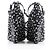 Louis Vuitton Einteiler Sandalen Seidenkleid 2-in-1 Set Schwarz - Ansicht 10