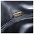 Bally Vintage Schultertasche aus gestepptem Leder mit Kette Schwarz - Ansicht 6