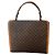 Triomphe Borsa Céline Macadam Trionfo Marrone e Pelle Caramello - vista 8