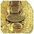 Chanel Vintage CC Button ovales Clip-On Gold-plated Golden - view 3