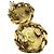 Clip Chanel CC in metallo con perla sintetica D'oro - vista 3