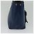 Prada Tote Lux a Doppia Cerniera con Tasca Frontale in Pelle Saffiano Media Blu - vista 3